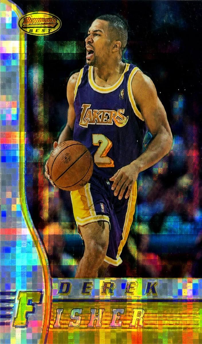 1996 Derek Fisher [Atomic Refractor] #R15