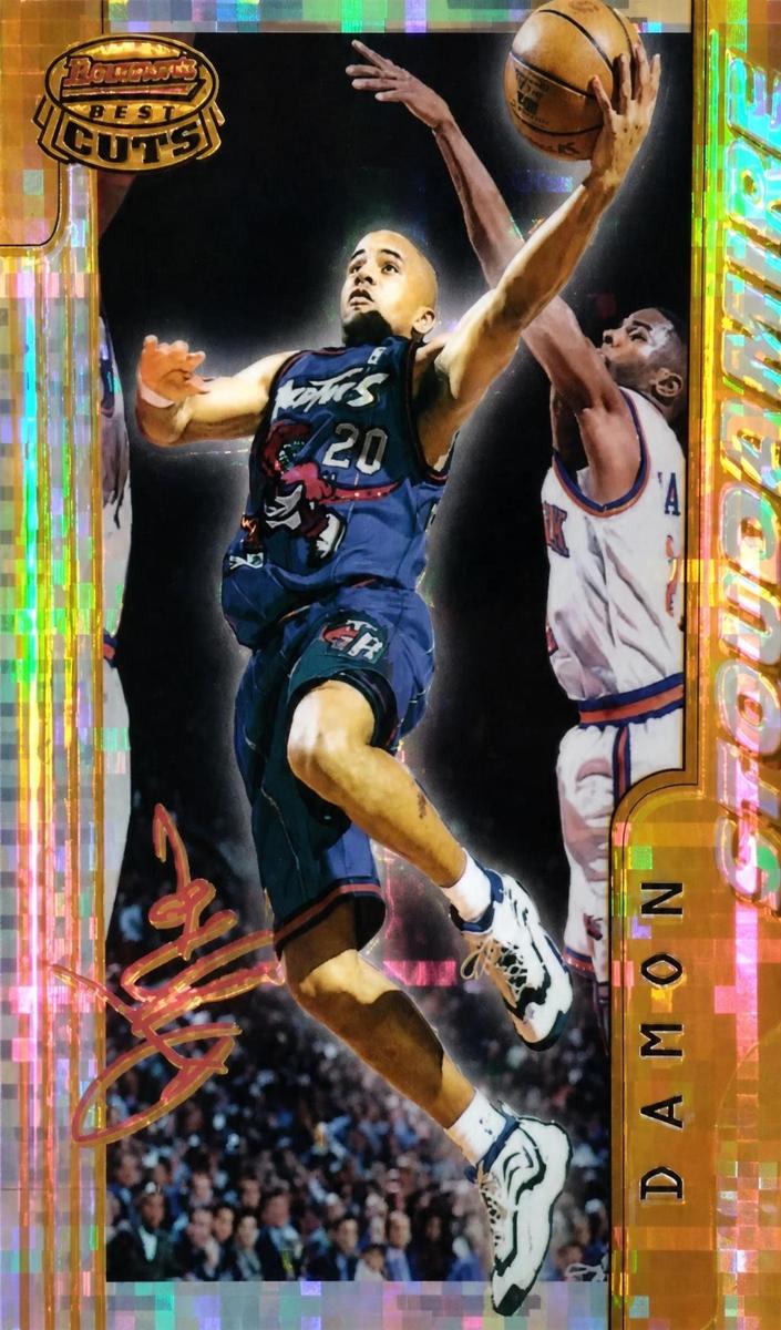 1996 Damon Stoudamire [Atomic Refractor] #BC15