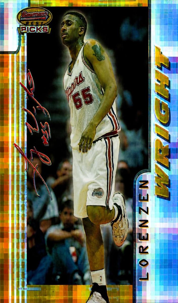 1996 Lorenzen Wright [Atomic Refractor] #BP3