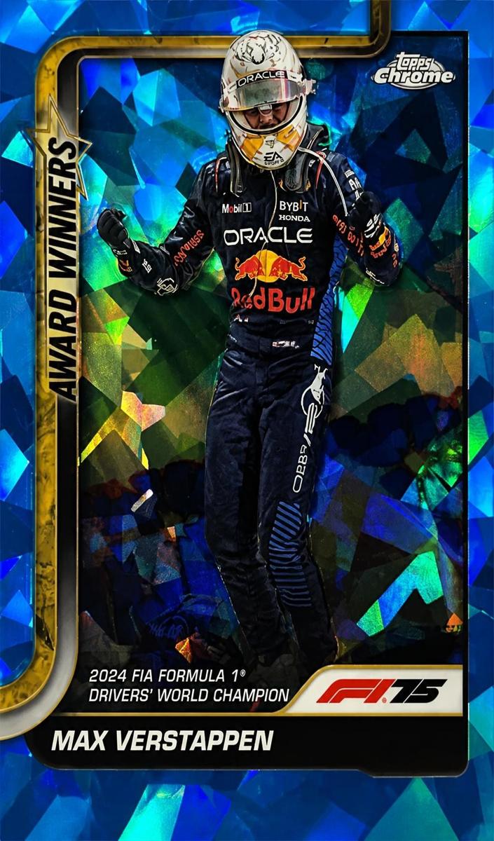 2023 Topps Chrome Sapphire F1 Max Verstappen [Purple] #148 card