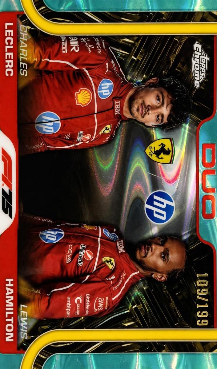 2025 Lewis Hamilton [Aqua RayWave Refractor] #165