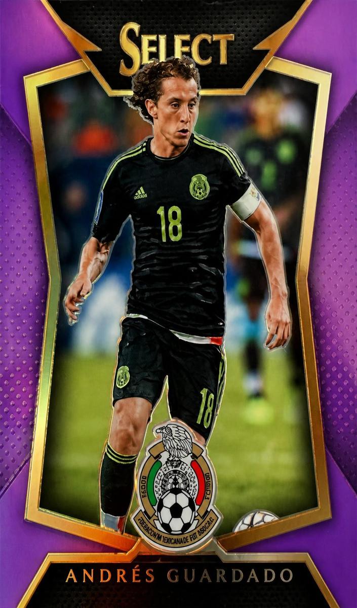 2015 Panini Select Andres Guardado [Purple] #89 card