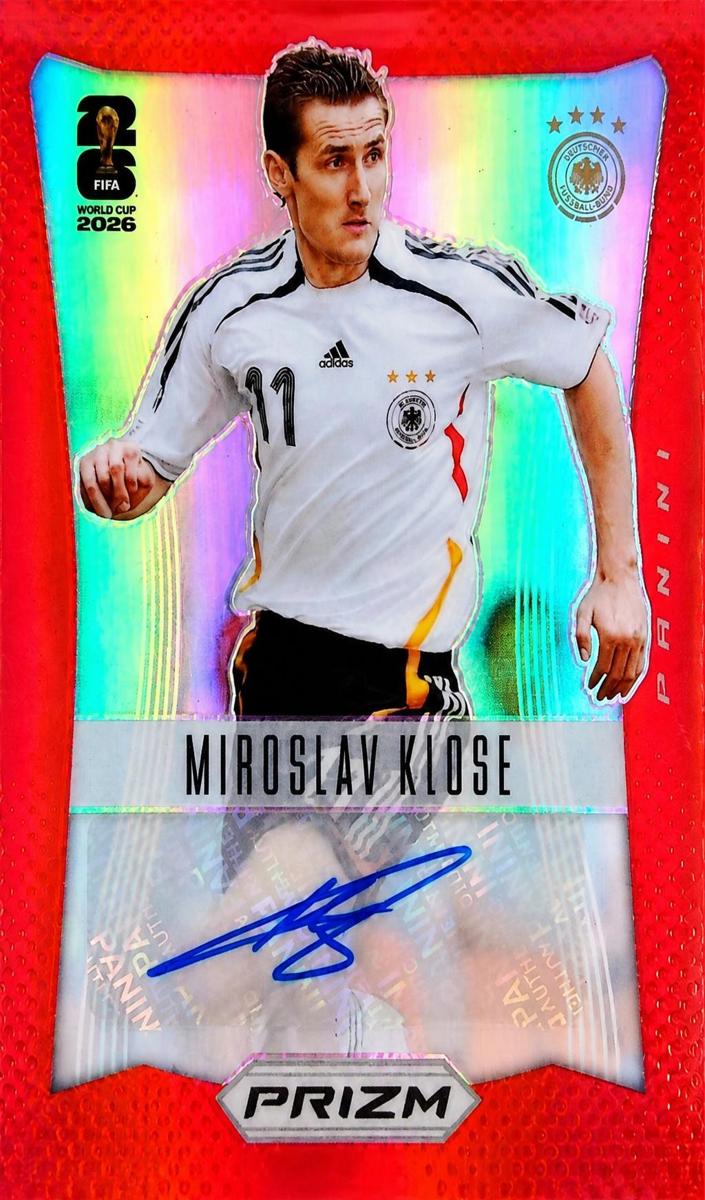 2026 Panini Prizm FIFA World Cup Miroslav Klose [Red] #12-MK card