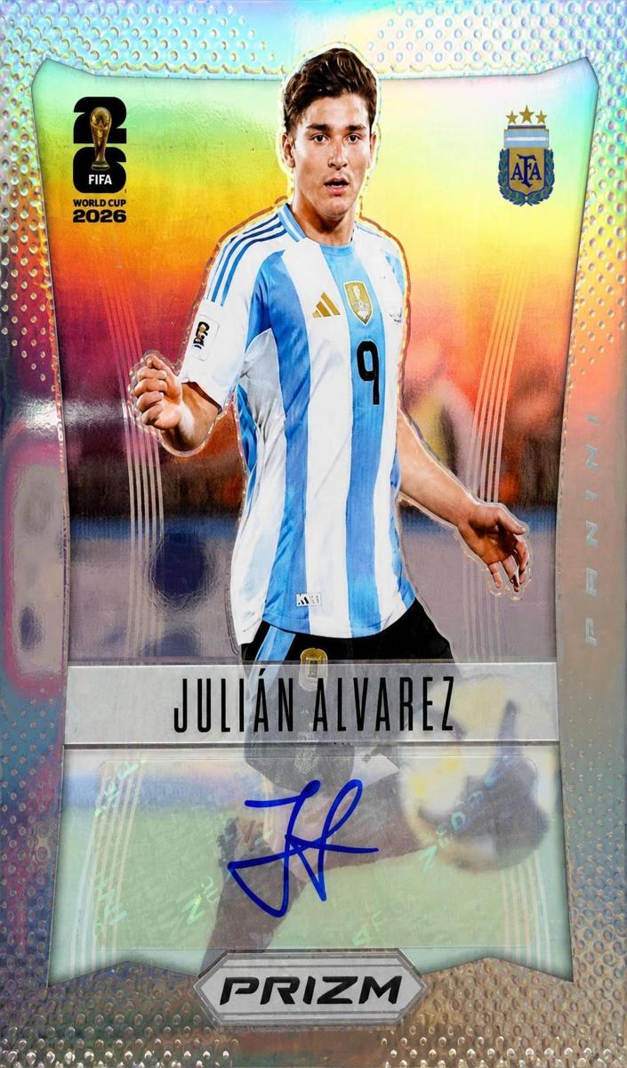 2026 Panini Prizm FIFA World Cup Julian Alvarez [Silver] #12-JA card