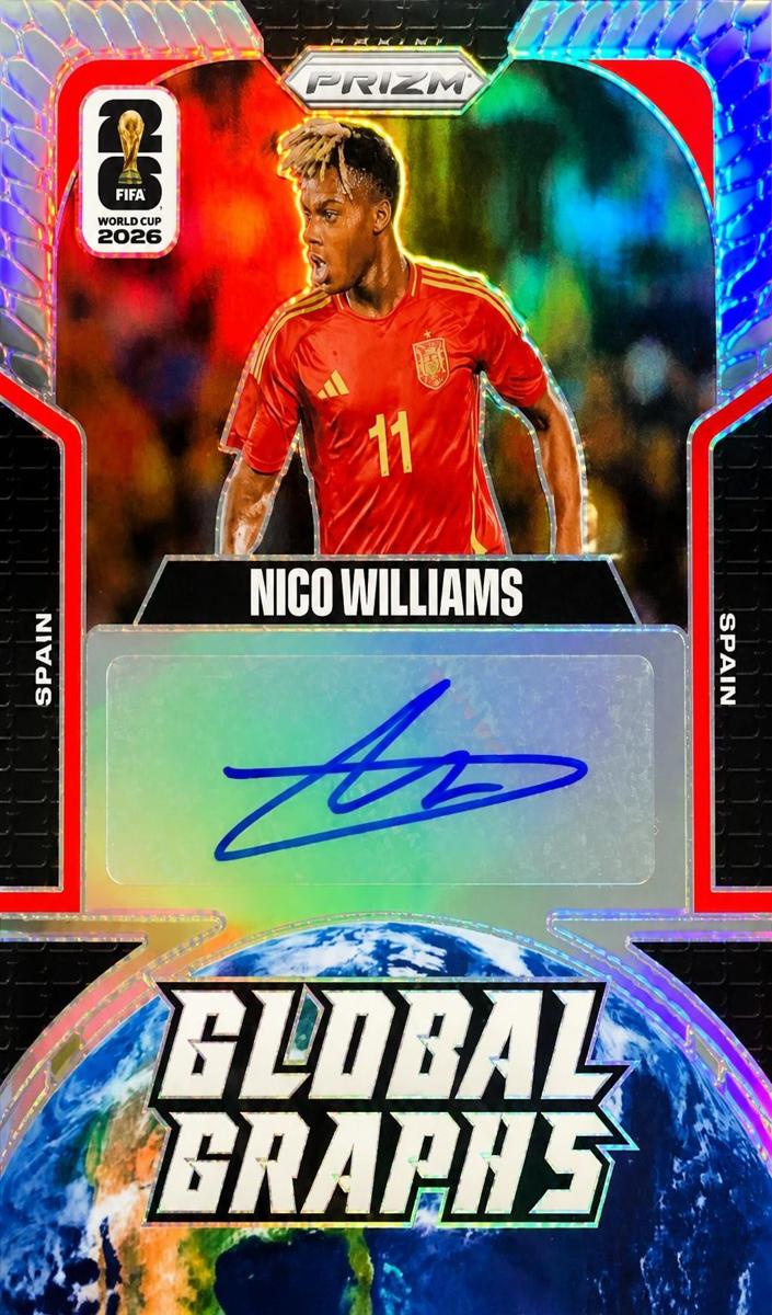 2026 Panini Prizm FIFA World Cup Nico Williams [Gold] #GG-NW card