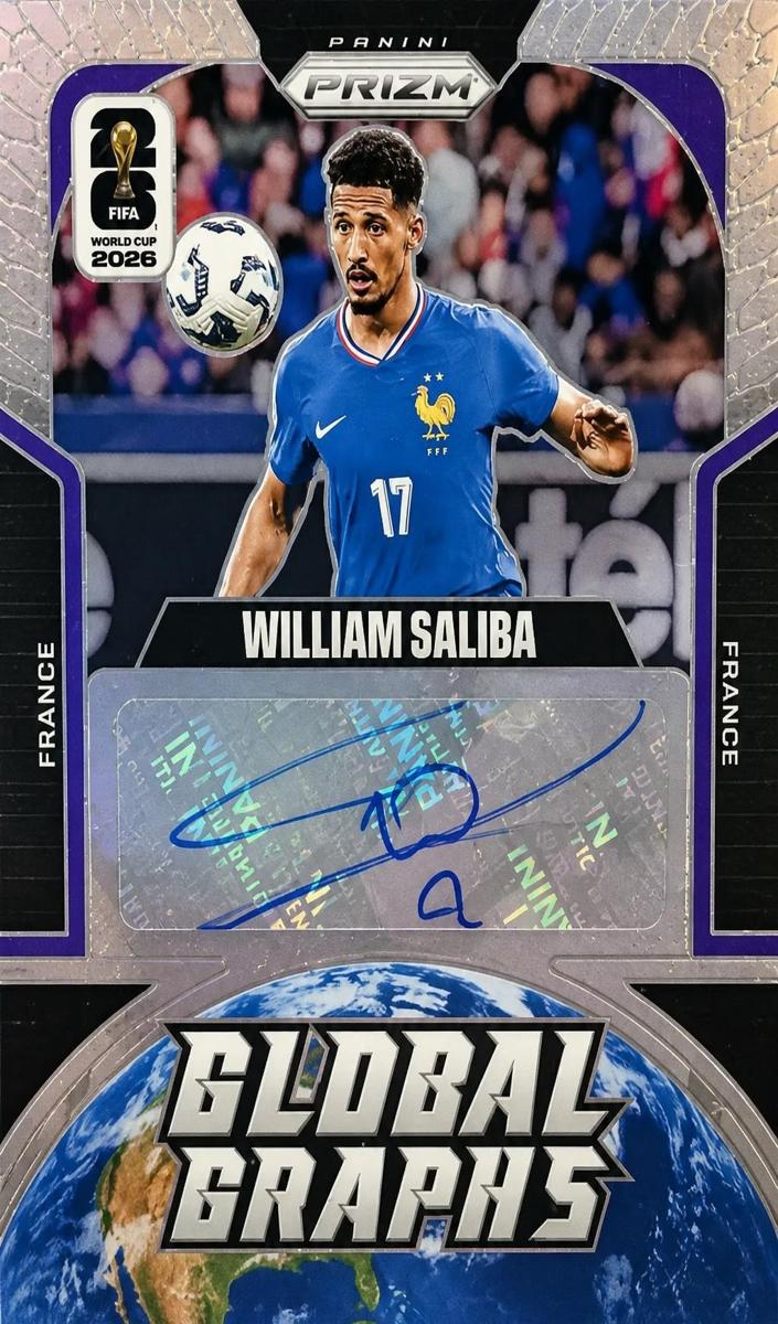 2026 Panini Prizm FIFA World Cup William Saliba [Silver] #GG-WS card