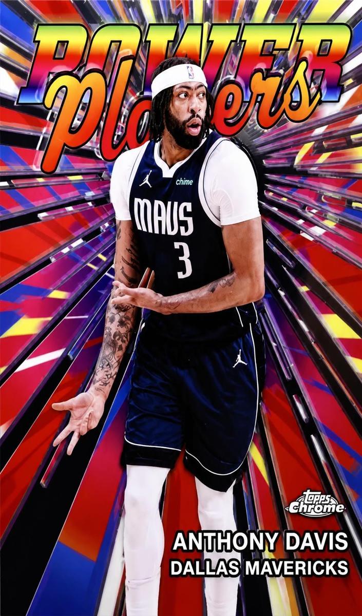 2025 Topps Chrome Update Anthony Davis #PP-14 card