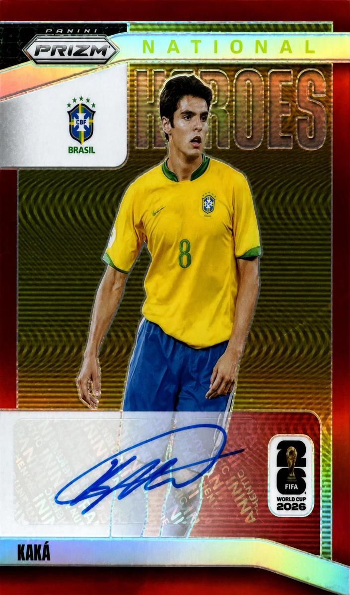 2026 Panini Prizm FIFA World Cup Kaka [Red] #NH-K card