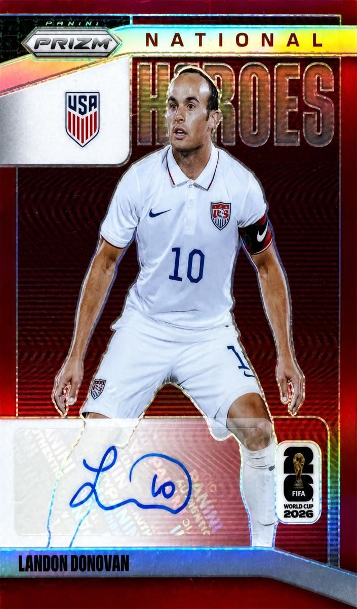 2026 Panini Prizm FIFA World Cup Landon Donovan [Red] #NH-LD card