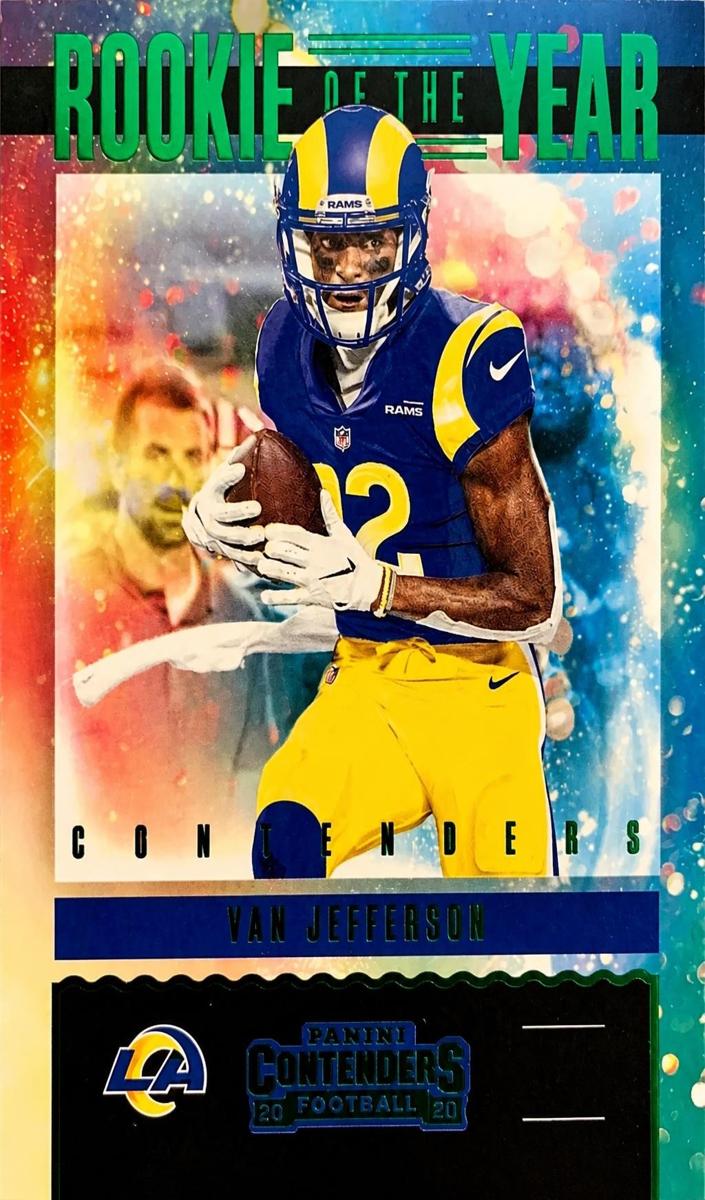 2020 Panini Contenders Van Jefferson #RY-VJE card