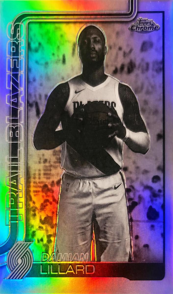 2025 Damian Lillard [Negative Refractor] #46