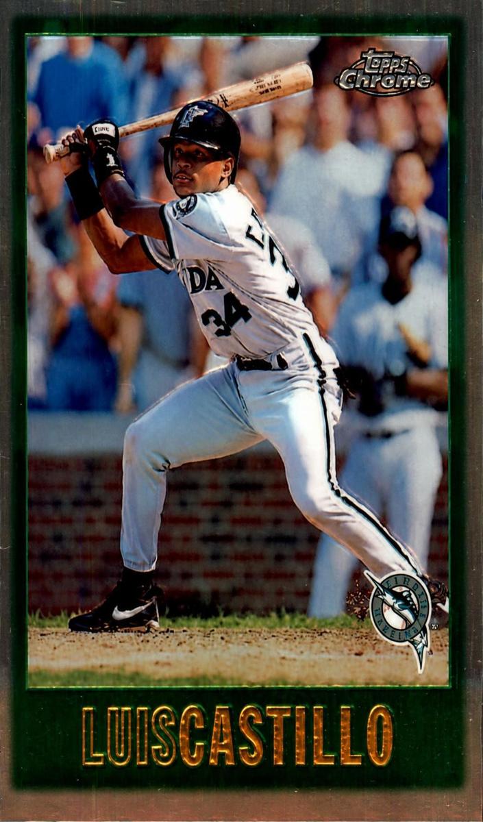 1997 Topps Chrome Luis Castillo #95 card