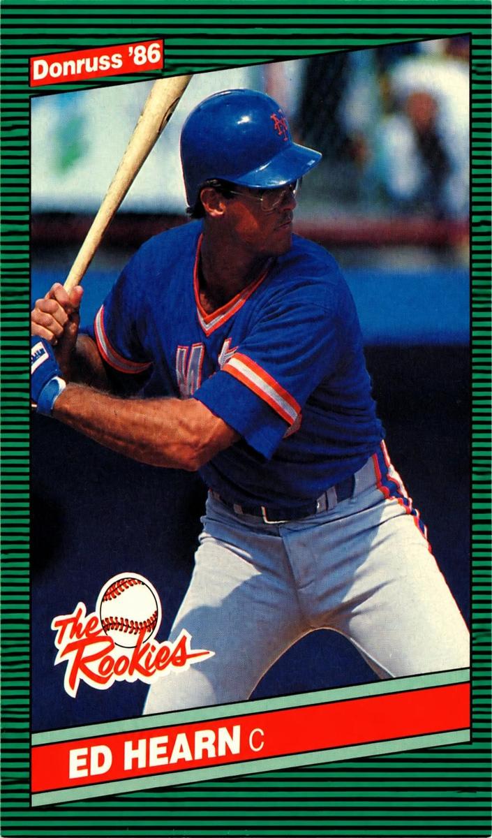 1986 Donruss The Rookies Ed Hearn #54 card