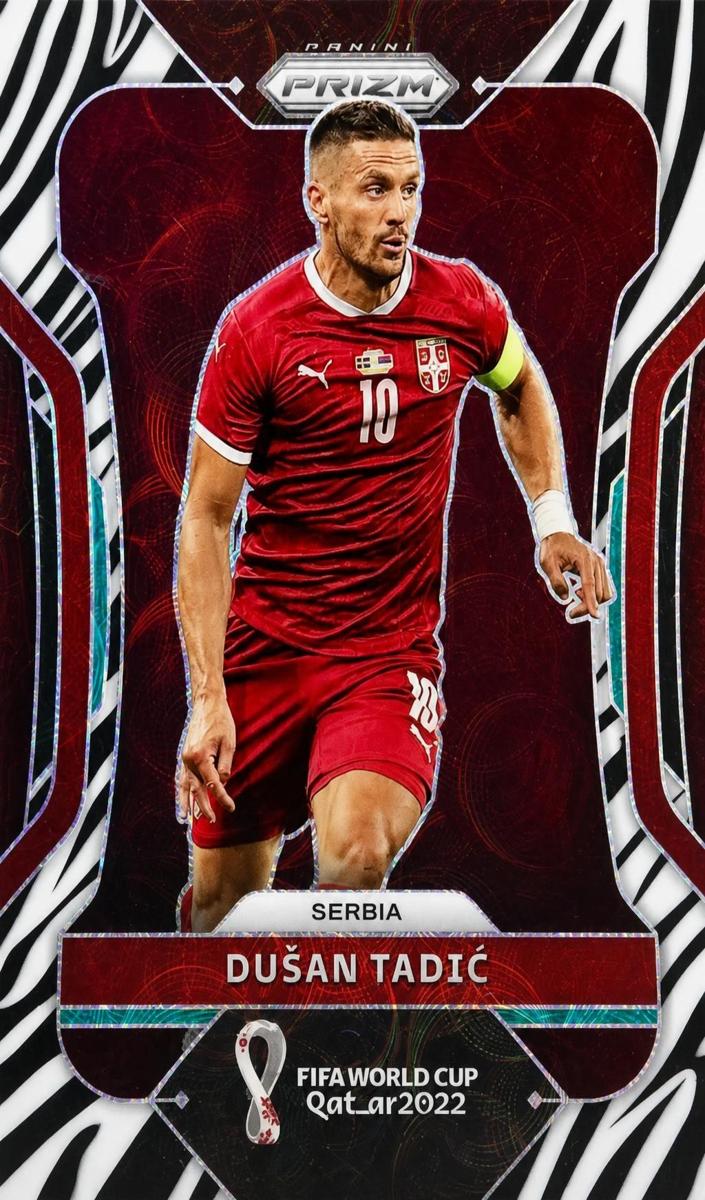 2022 Dusan Tadic [Choice Prizms Zebra] #254