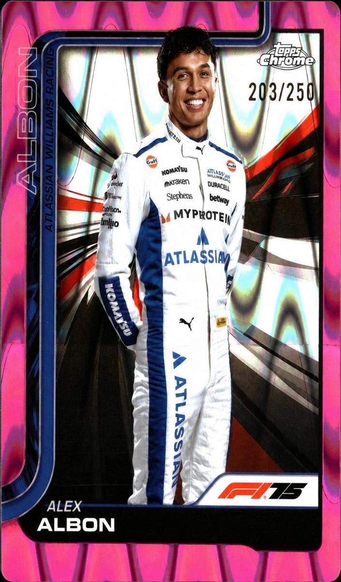 2025 Alex Albon [Pink RayWave Refractor] #17