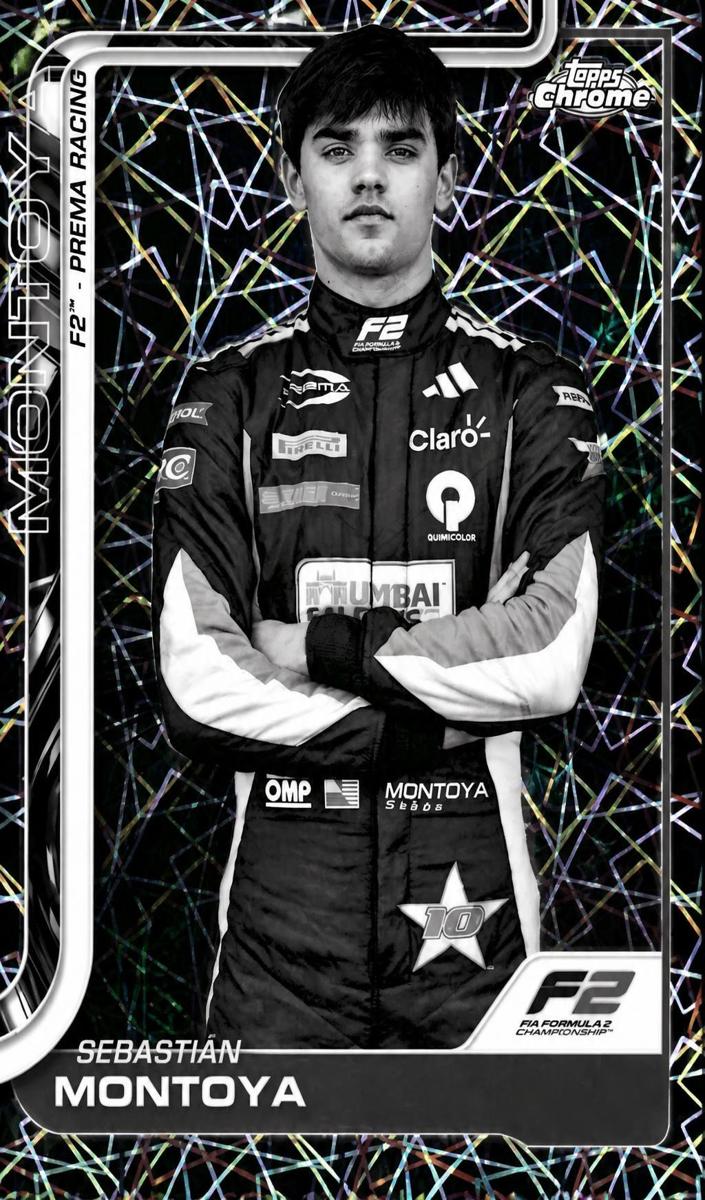 2025 Topps Chrome F1 Sebastian Montoya #30 card