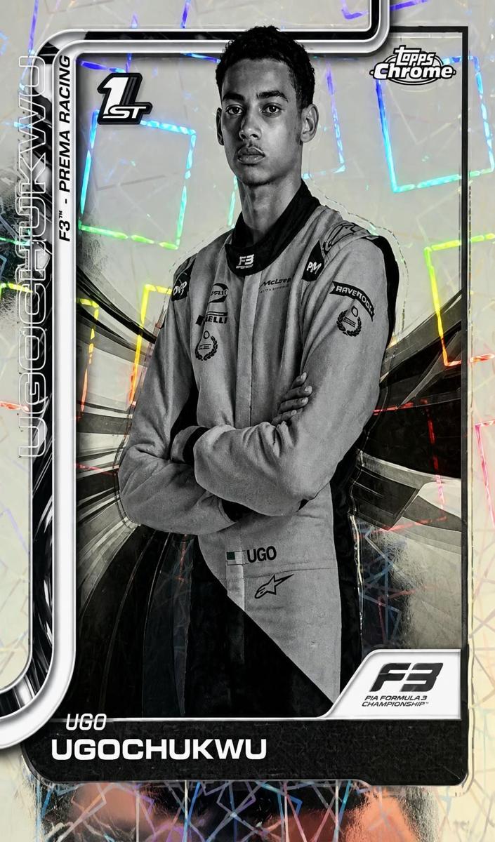 2025 Ugo Ugochukwu [Black and White Lazer Refractor] #45