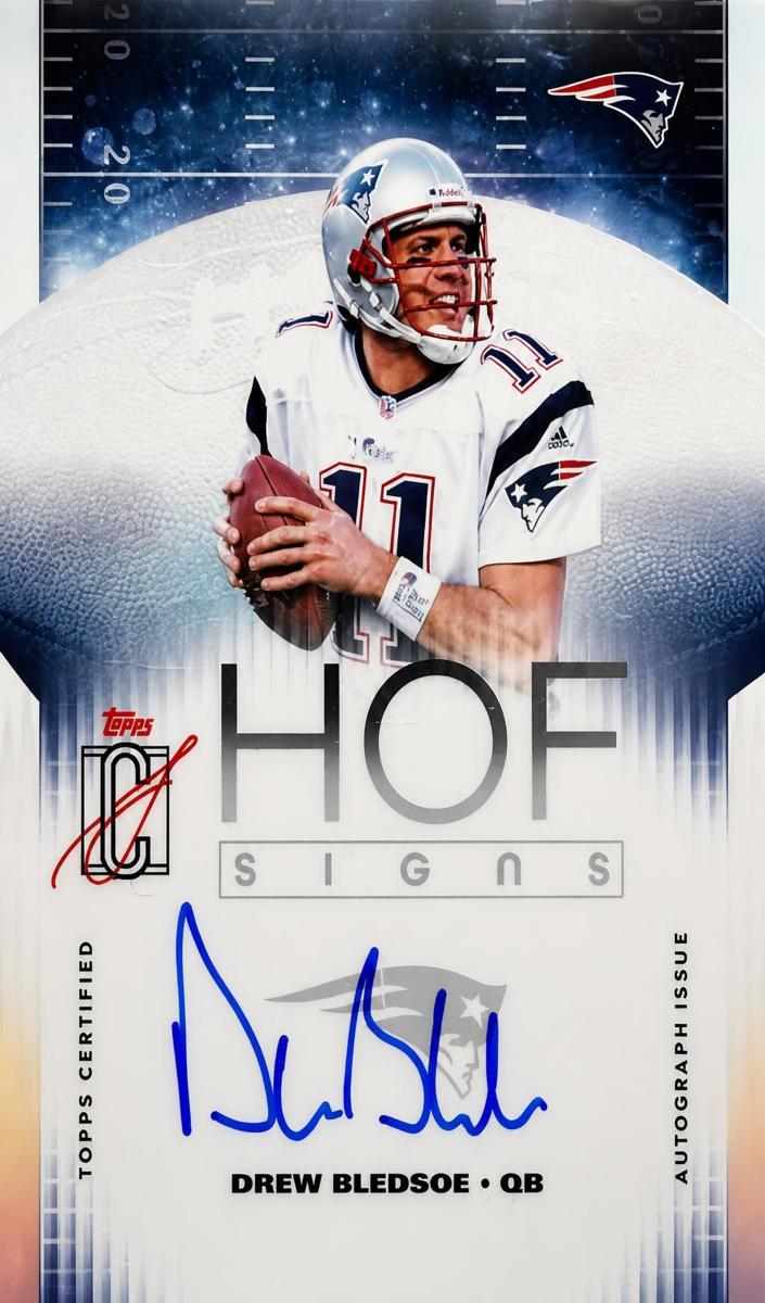 2025 Topps Signature Class Drew Bledsoe #HOF-DB card