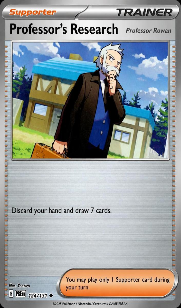 2025 Professor's Research: Professor Rowan [Poke Ball] #124
