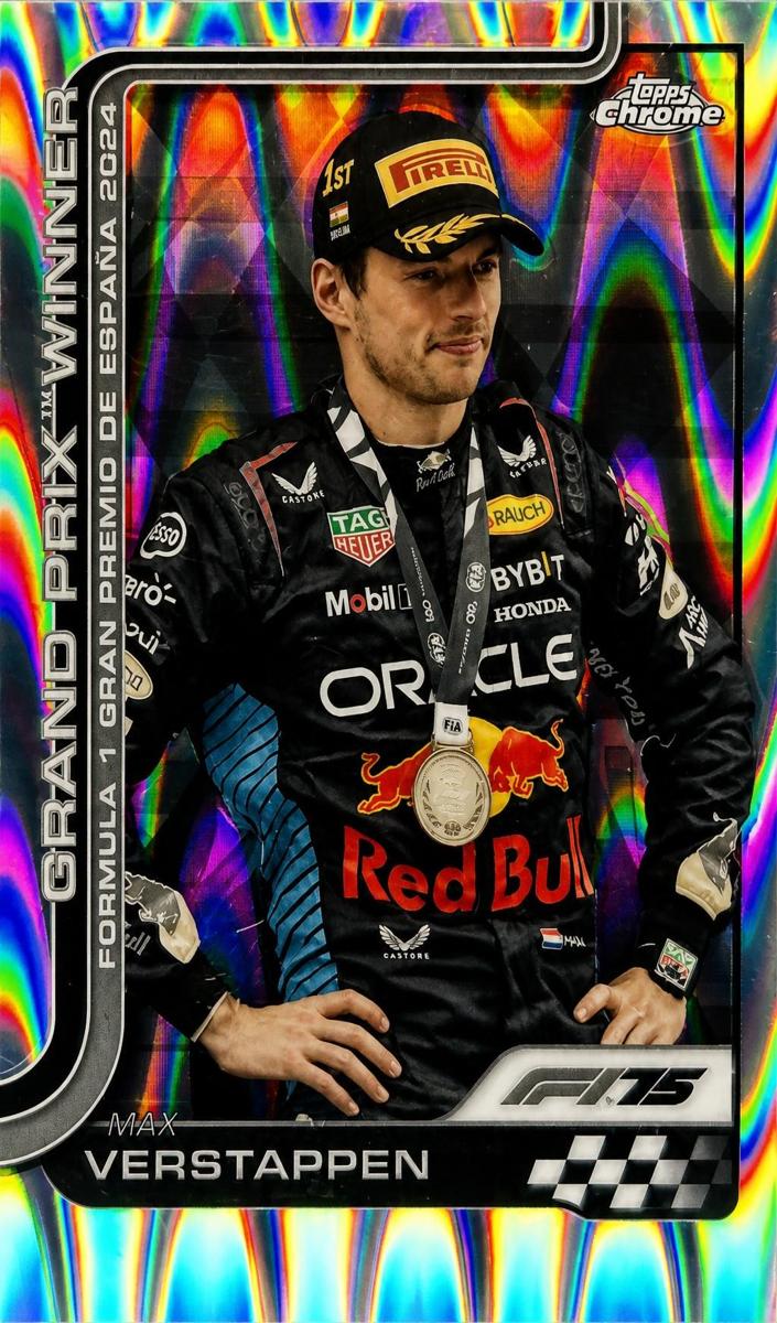 2025 Topps Chrome F1 Max Verstappen [Refractor] #102 card