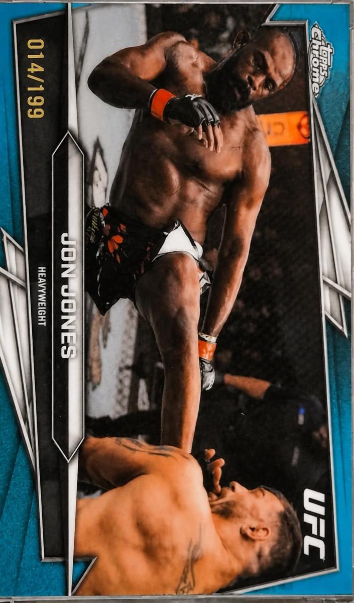 2026 Jon Jones [Aqua Refractor] #36