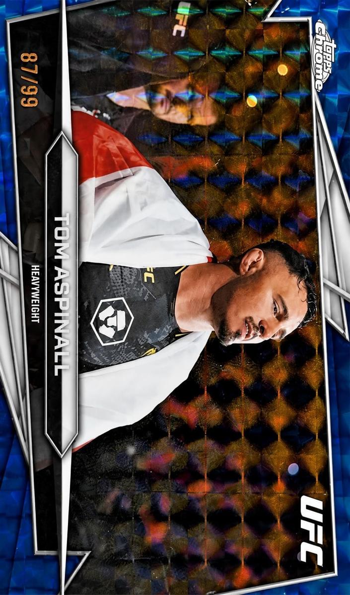 2026 Tom Aspinall [Blue Geometric Refractor] #80