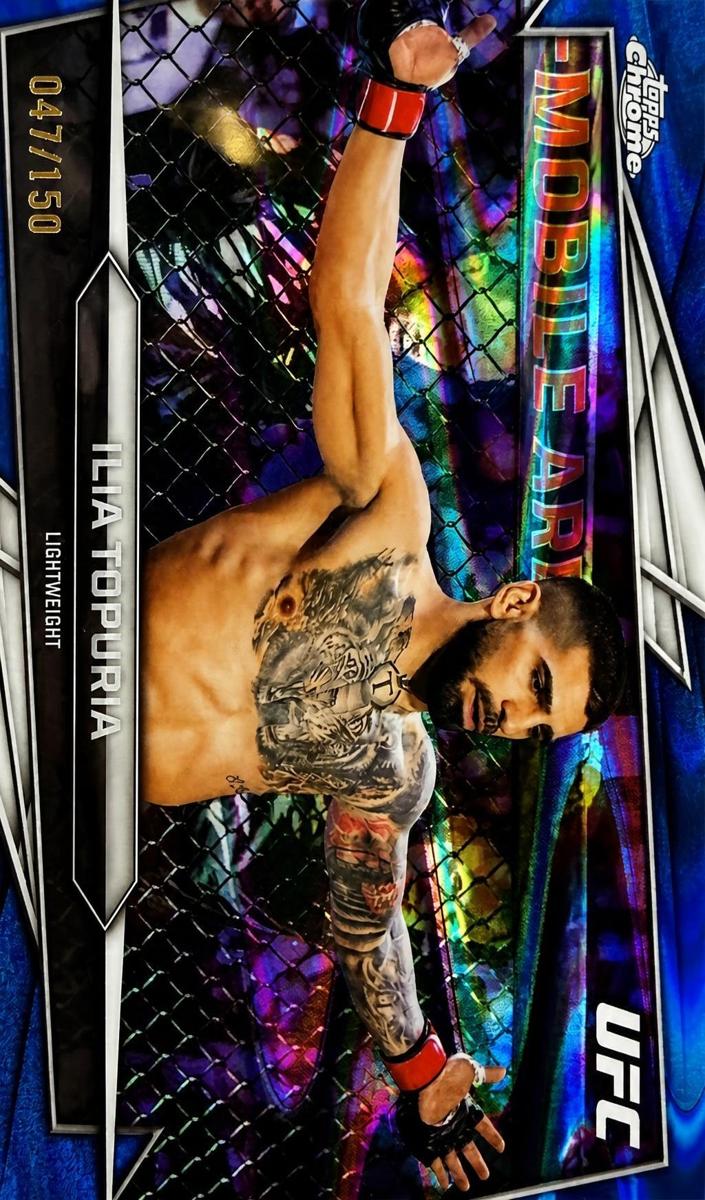 2026 Ilia Topuria [Blue RayWave Refractor] #1