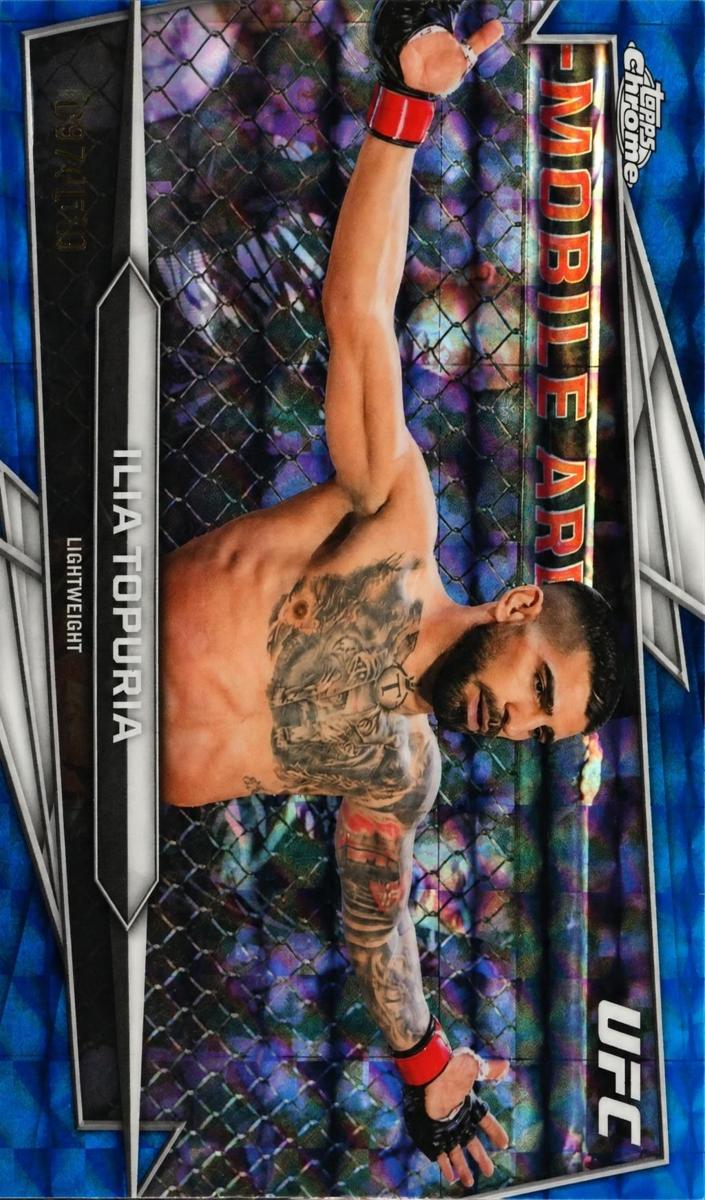 2026 Ilia Topuria [Blue Geometric Refractor] #1