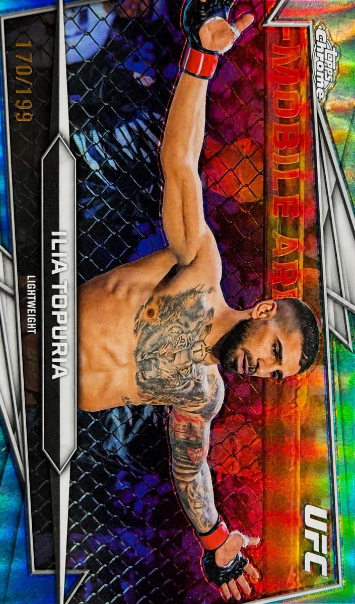 2026 Ilia Topuria [Aqua Refractor] #1