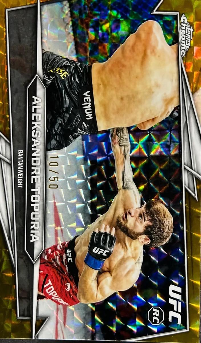 2026 Aleksandre Topuria [Gold Geometric Refractor] #187