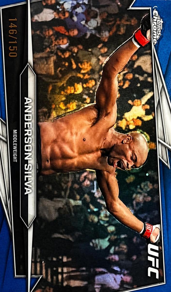 2026 Anderson Silva [Blue Refractor] #14