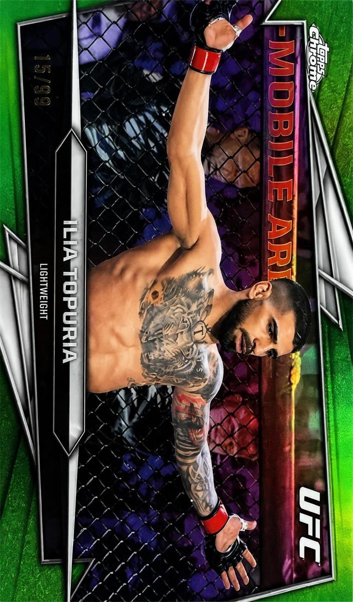 2026 Ilia Topuria [Green Refractor] #1