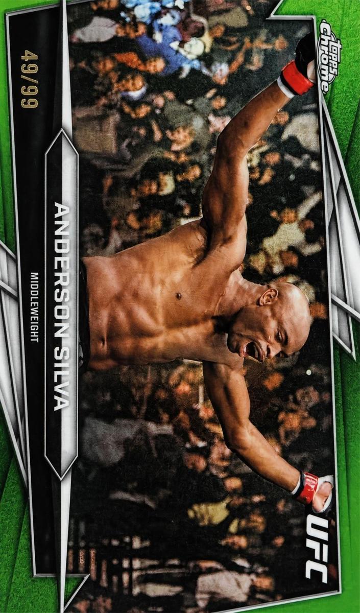 2026 Anderson Silva [Green Refractor] #14