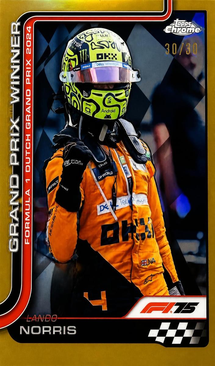 2025 Lando Norris [Gold Refractor] #107