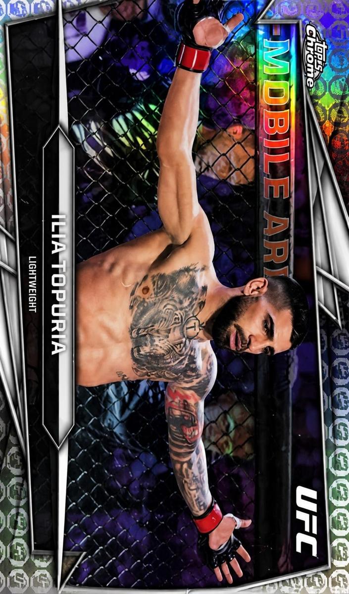 2026 Ilia Topuria [UFC Glove Refractor] #1