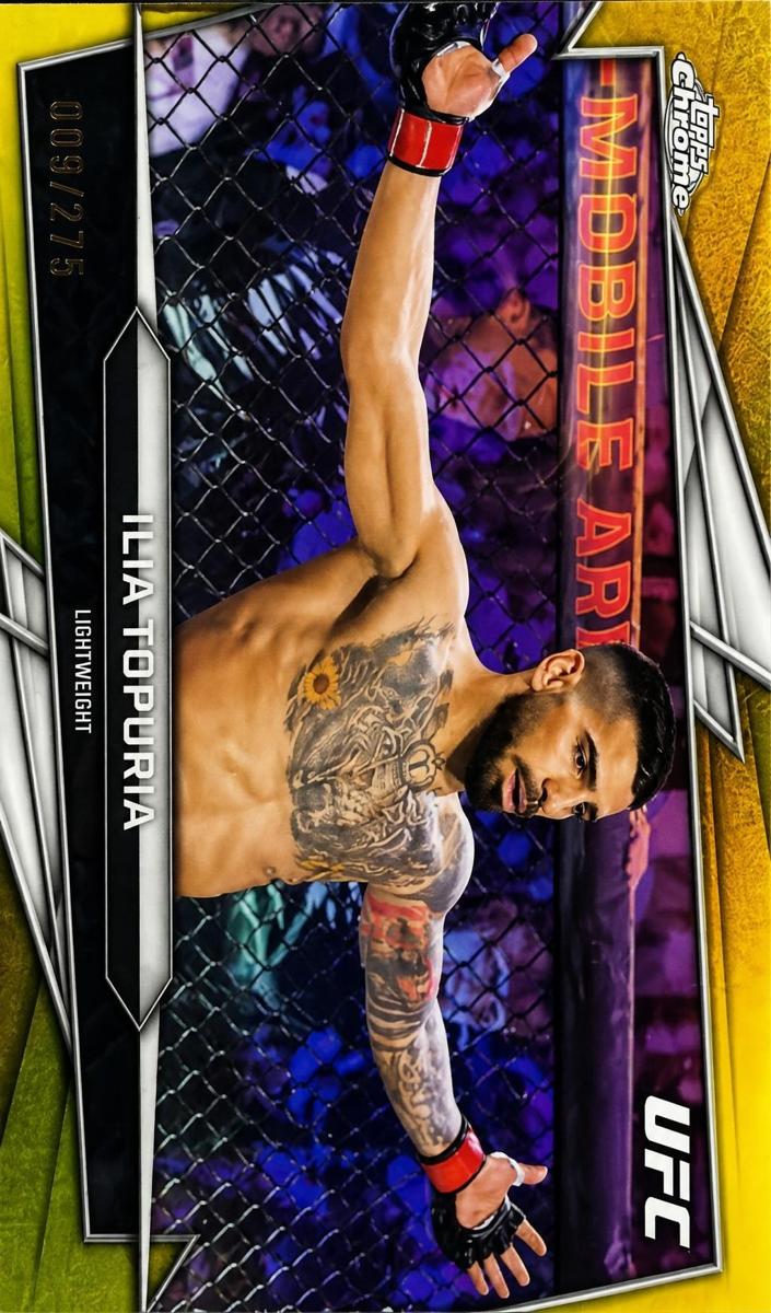 2026 Ilia Topuria [Yellow Refractor] #1