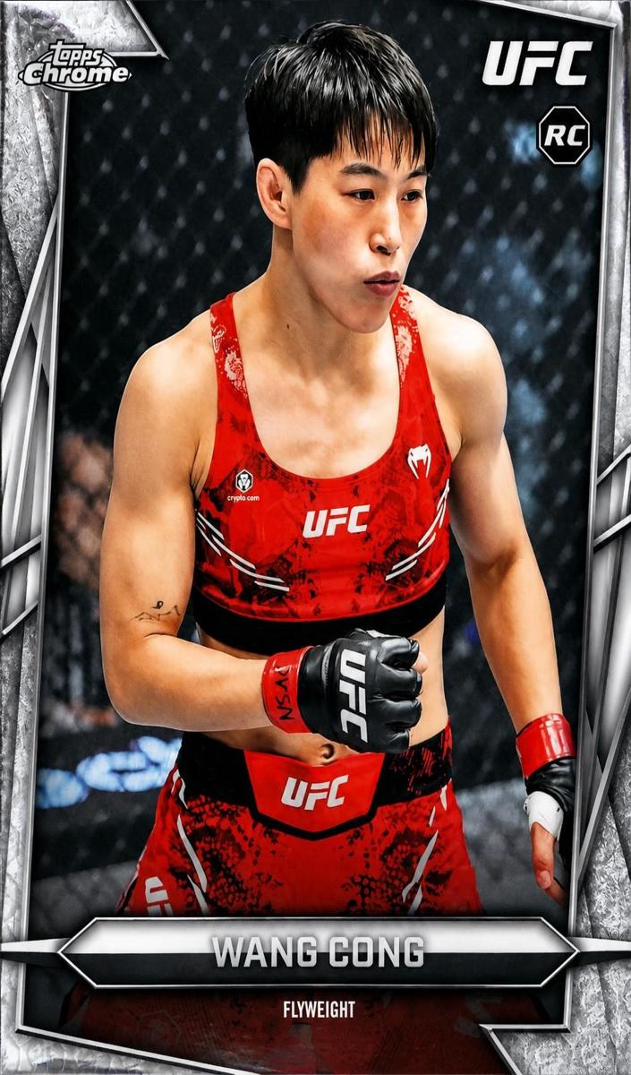 2026 Wang Cong [UFC Glove Refractor] #13