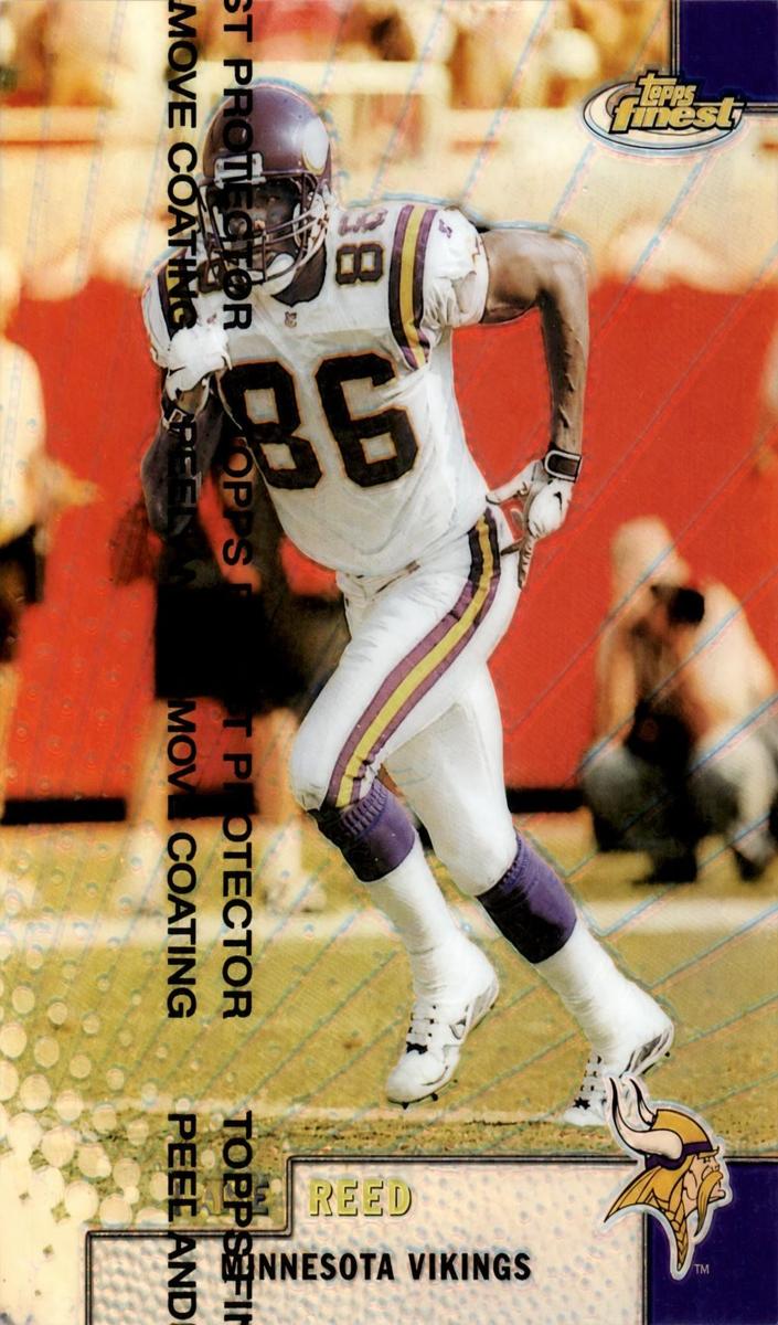 1999 Topps Finest Jake Reed #85 card
