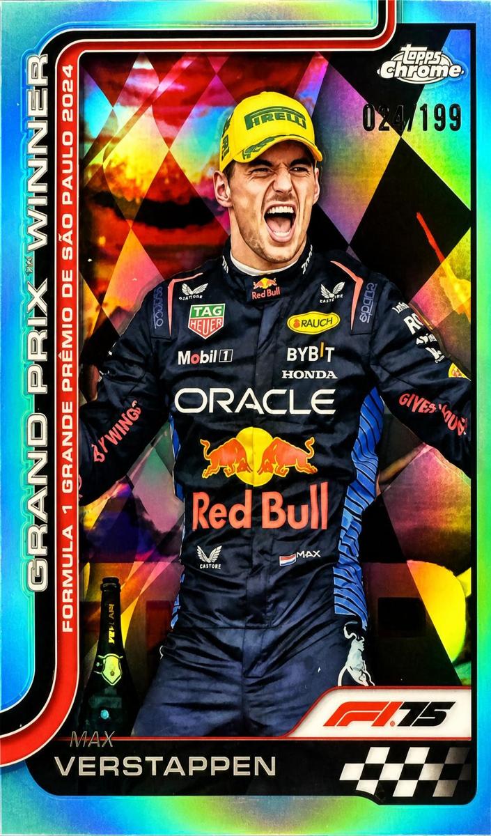 2025 Max Verstappen [Aqua Refractor] #113