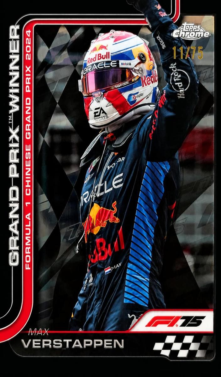 2025 Max Verstappen [F1 75th Anniversary Refractor] #97