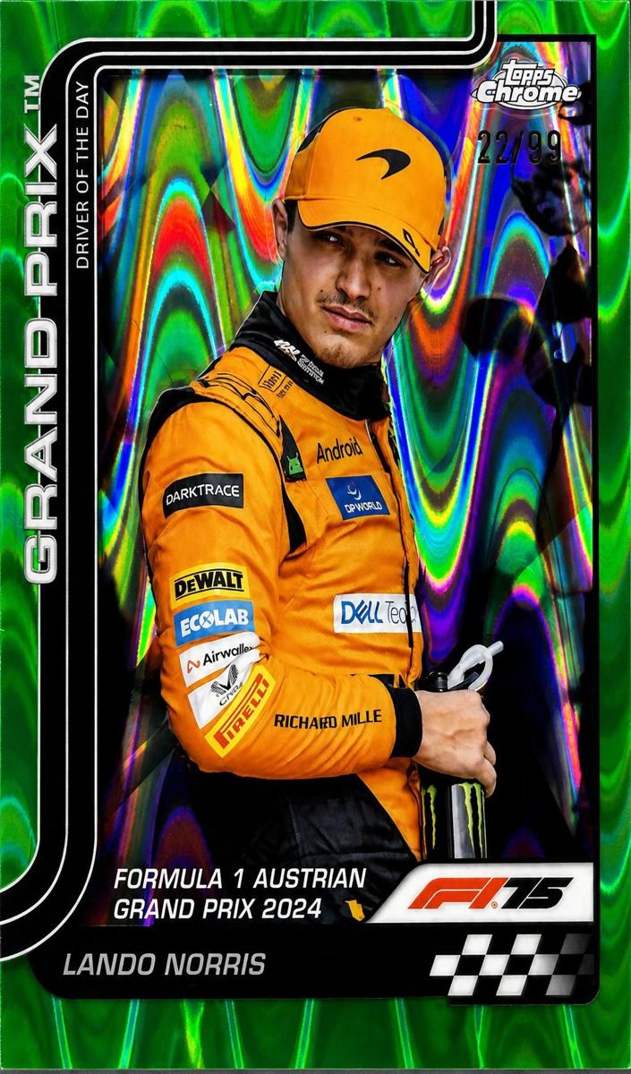 2025 Lando Norris [Green RayWave Refractor] #132