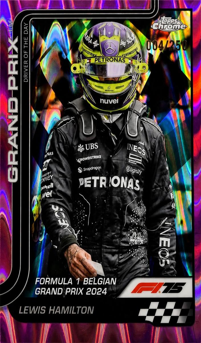 2025 Lewis Hamilton [Pink RayWave Refractor] #135