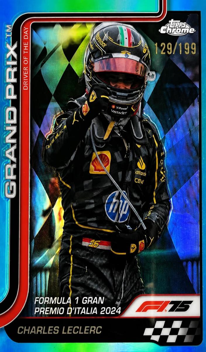 2025 Charles Leclerc [Aqua Refractor] #137