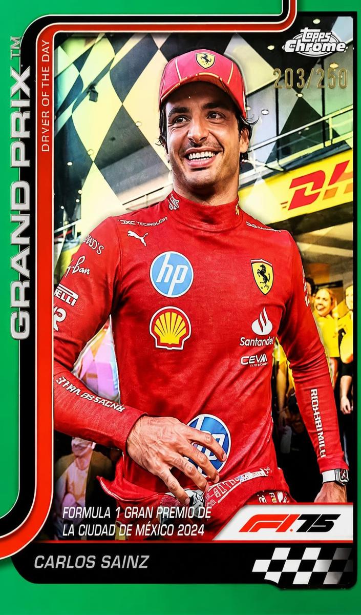 2025 Carlos Sainz [Teal Refractor] #141