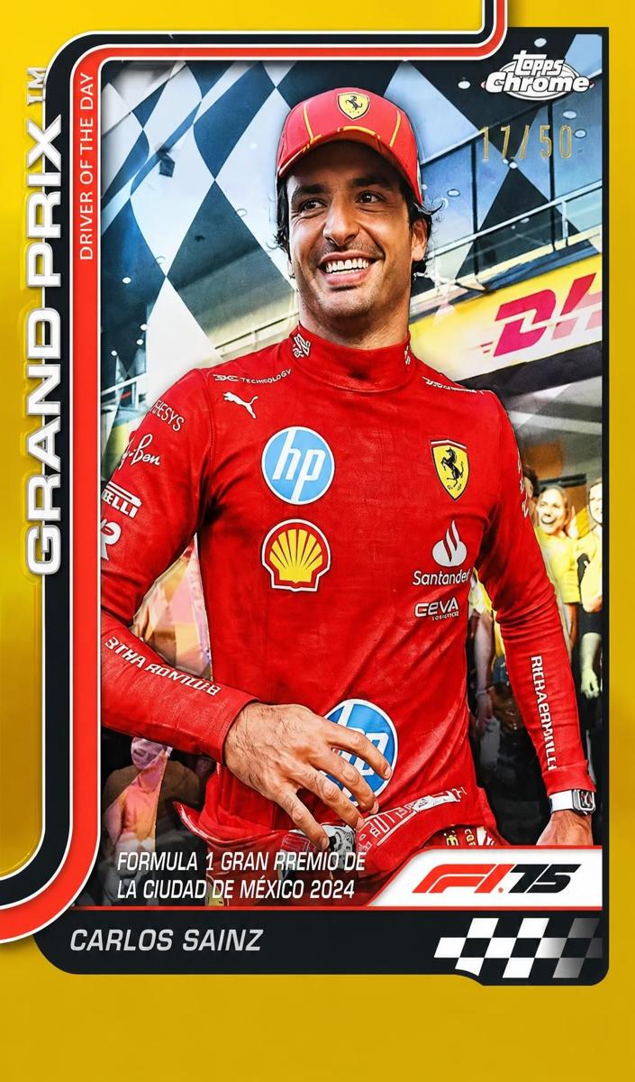 2025 Carlos Sainz [Gold Refractor] #141