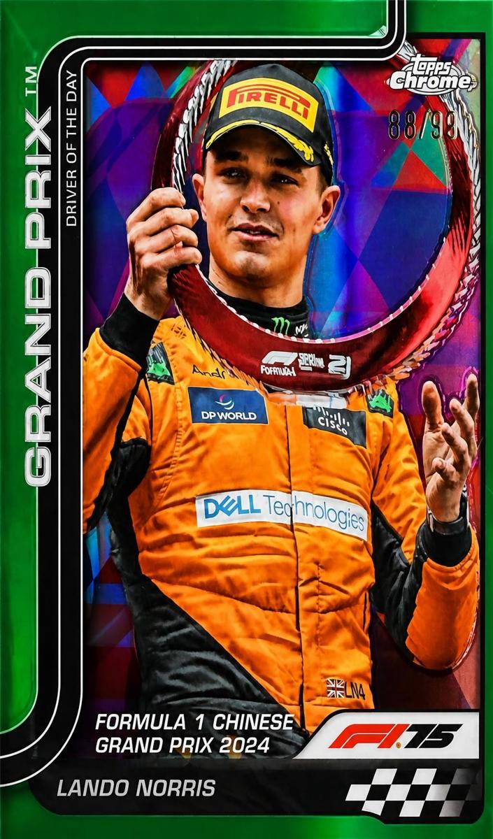 2025 Lando Norris [Green Refractor] #126