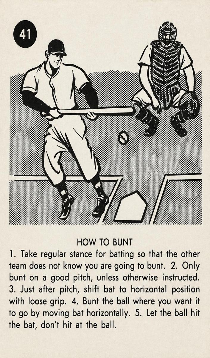 1952 How to Bunt #41
