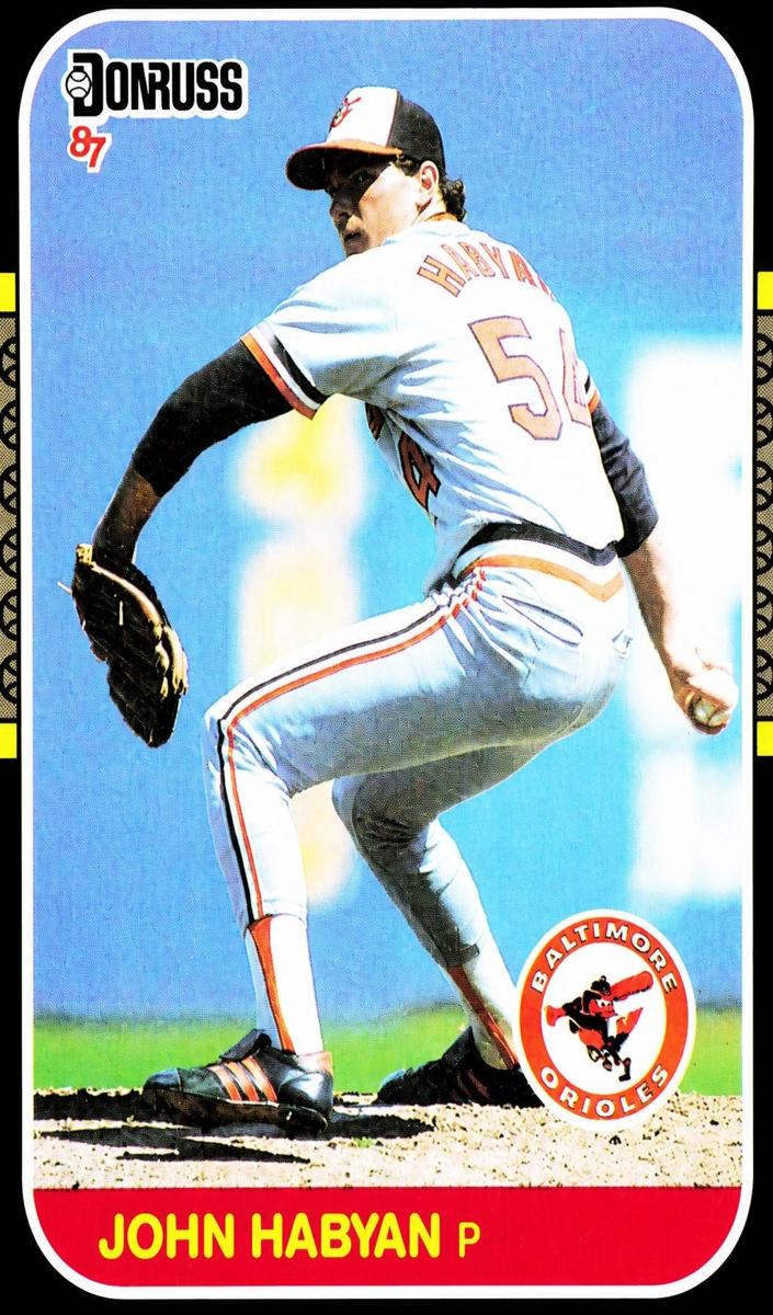 John Habyan 1987 Donruss Baseball