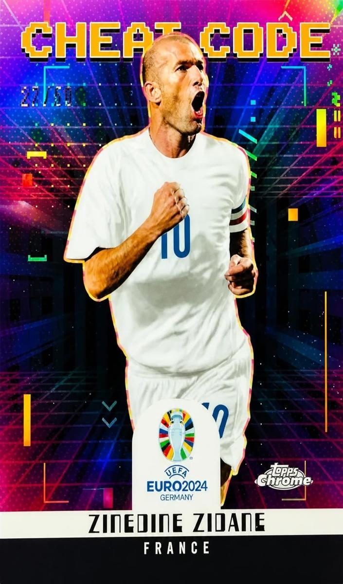 2024 Zinedine Zidane [Gold Refractor] #CC-3