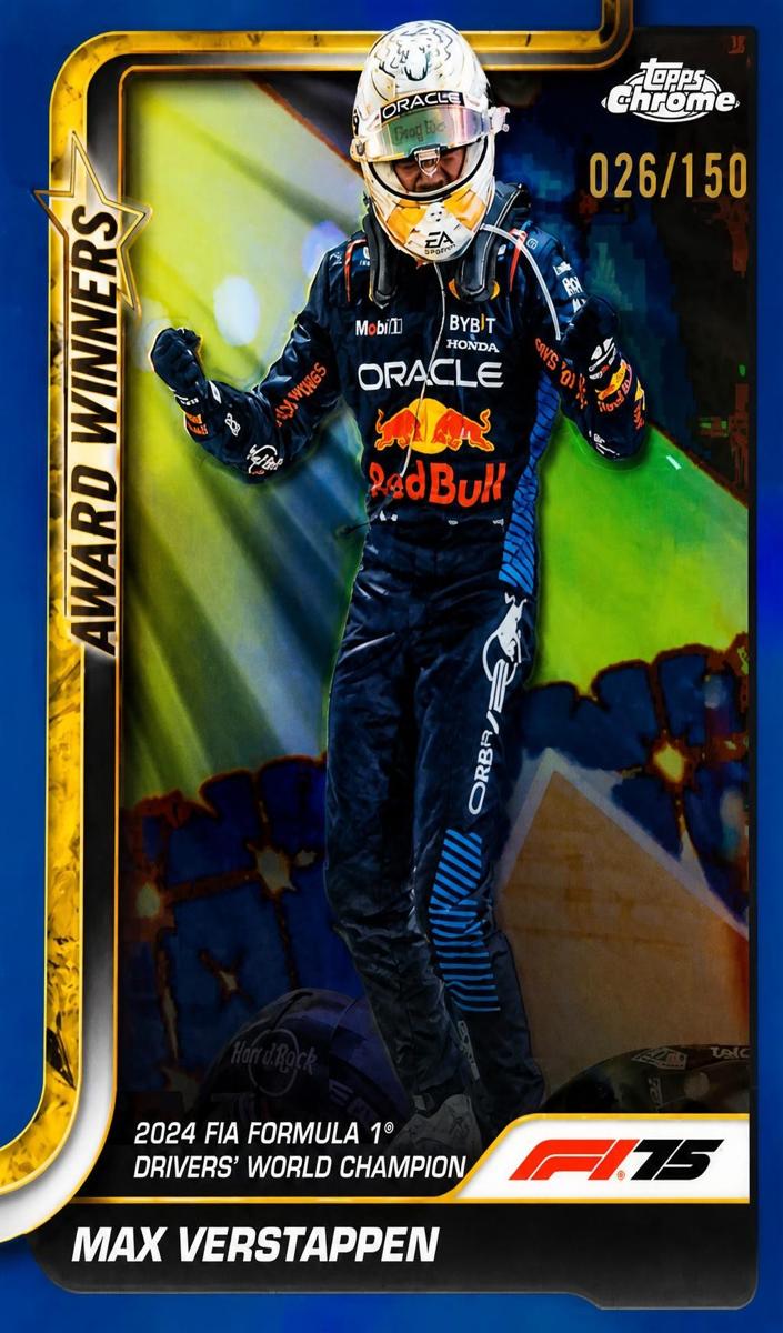 2025 Max Verstappen [Blue Refractor] #148